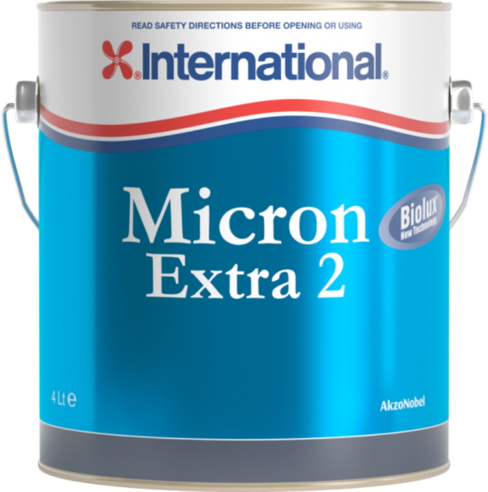 International Micron Extra 2 Biolux Antifouling Paint Black 10L