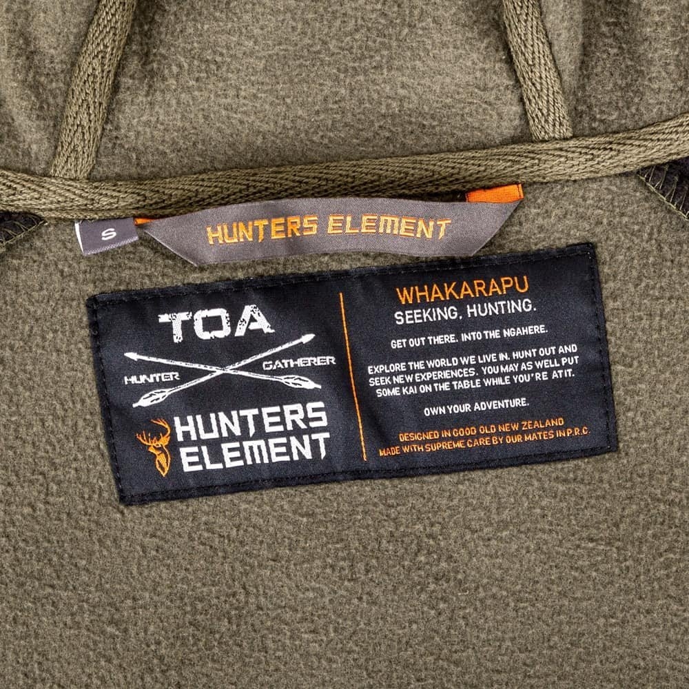 Hunters Element Whakarapu Short Sleeve Mens Hoodie