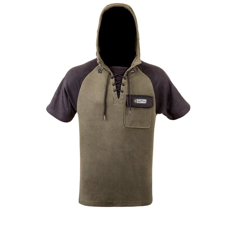 Hunters Element Whakarapu Short Sleeve Mens Hoodie