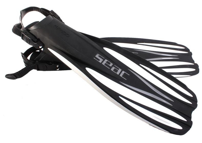 Seac GP100 Scuba Dive Fins White S/M