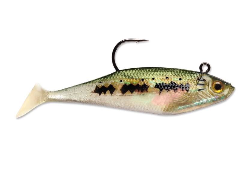 Storm Wildeye Swim Shad Rigged Soft Bait 11cm Qty 3 Baby Bass