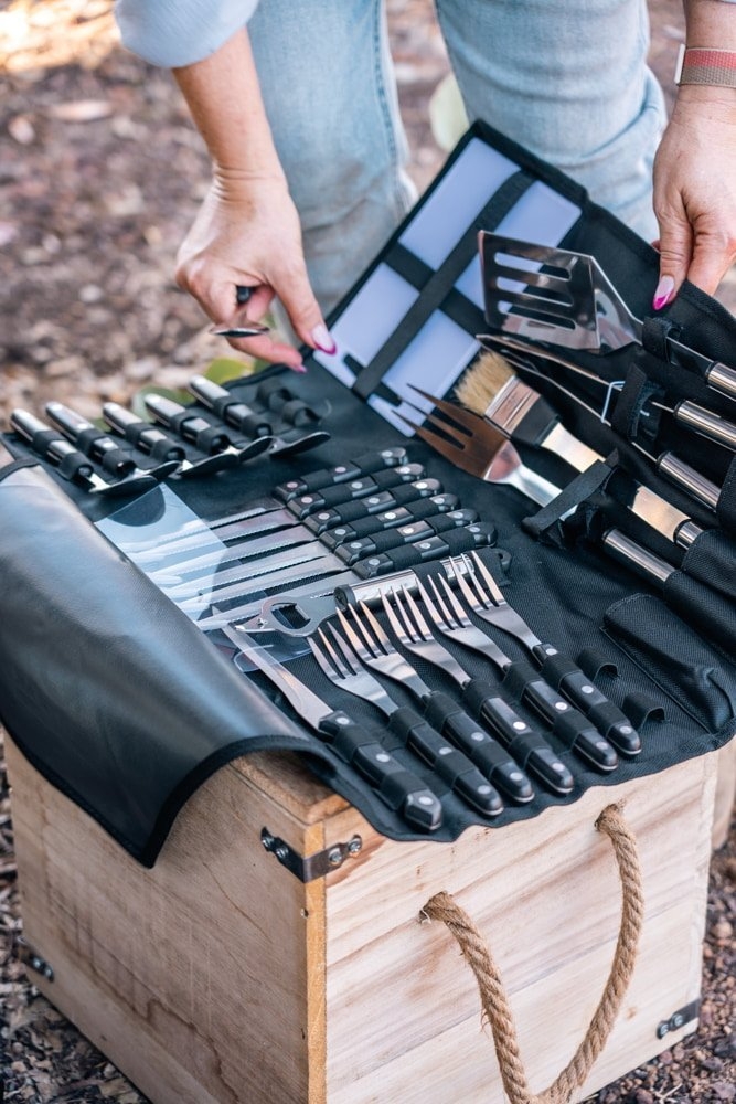 Wildtrak 26-Piece Stainless Steel Cutlery and BBQ Set