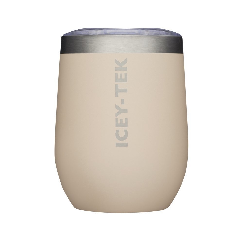 Icey-Tek Insulated Travel Wine Mug 350ml Butter