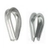 Cleveco 304 Stainless Steel Italian Style Anchor Rope Thimbles 2mm