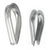 Cleveco 304 Stainless Steel Italian Style Anchor Rope Thimbles 26mm