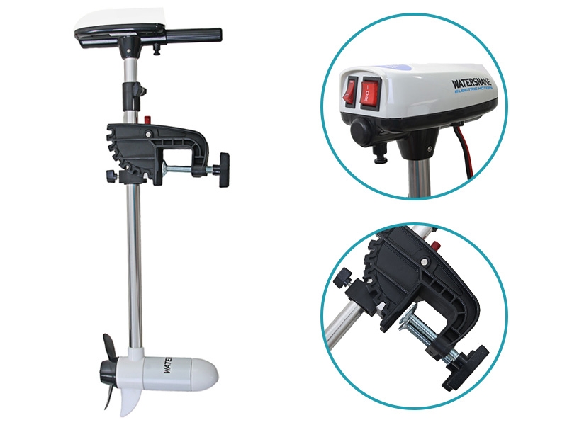 Watersnake ASP T24-SW Transom Mount Electric Boat Motor 12v