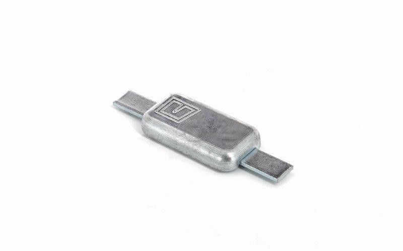 VETUS Weld-On Rectangular Hull Anode Aluminium 0.55kg