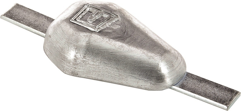 VETUS Weld-On Drop Hull Anode Aluminium 0.95kg
