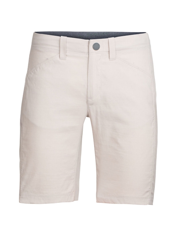 Icebreaker Merino Hybrid Womens Shorts Cream White Size 30