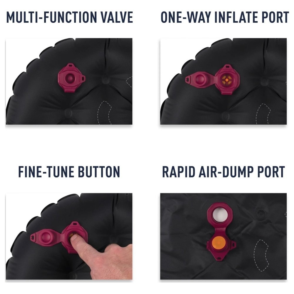 Sea to Summit Ether Light XT Extreme Insulated Mat Womens Black/Persian Red Regular