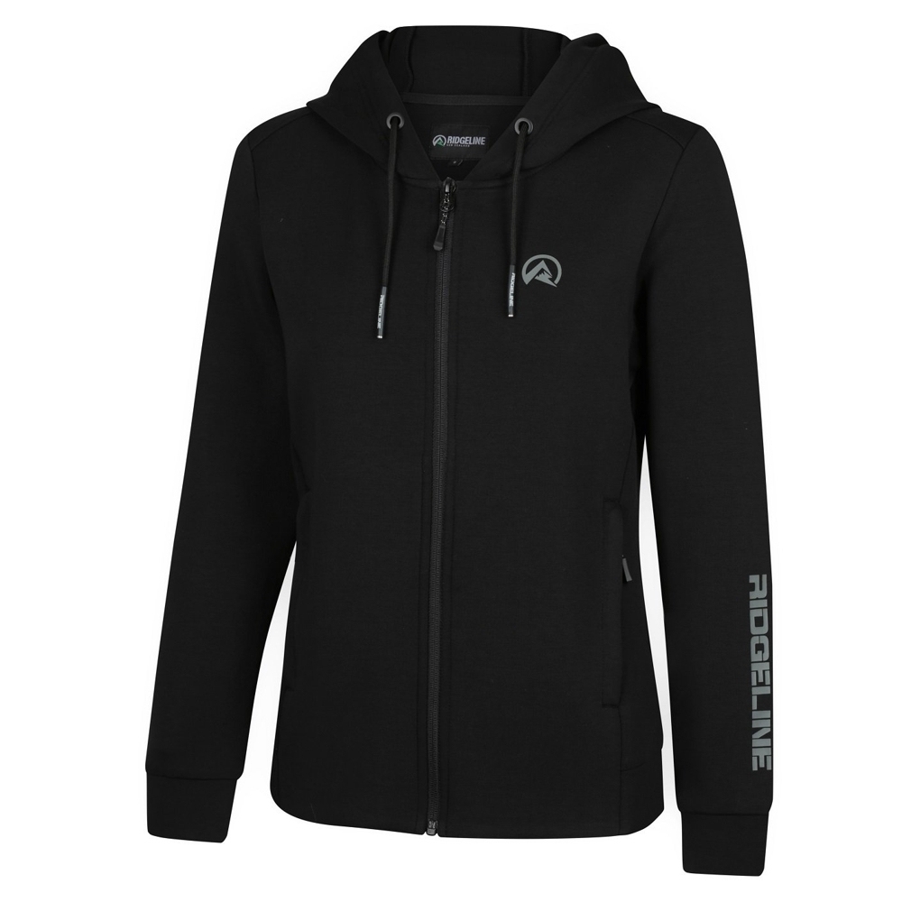 Ridgeline Bonded Womens Hoodie Black XS