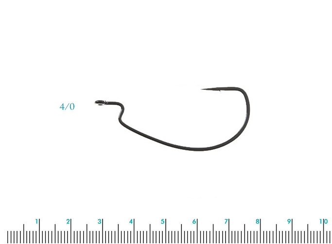 Gamakatsu Superline EWG Worm Hooks 4/0 Qty 4