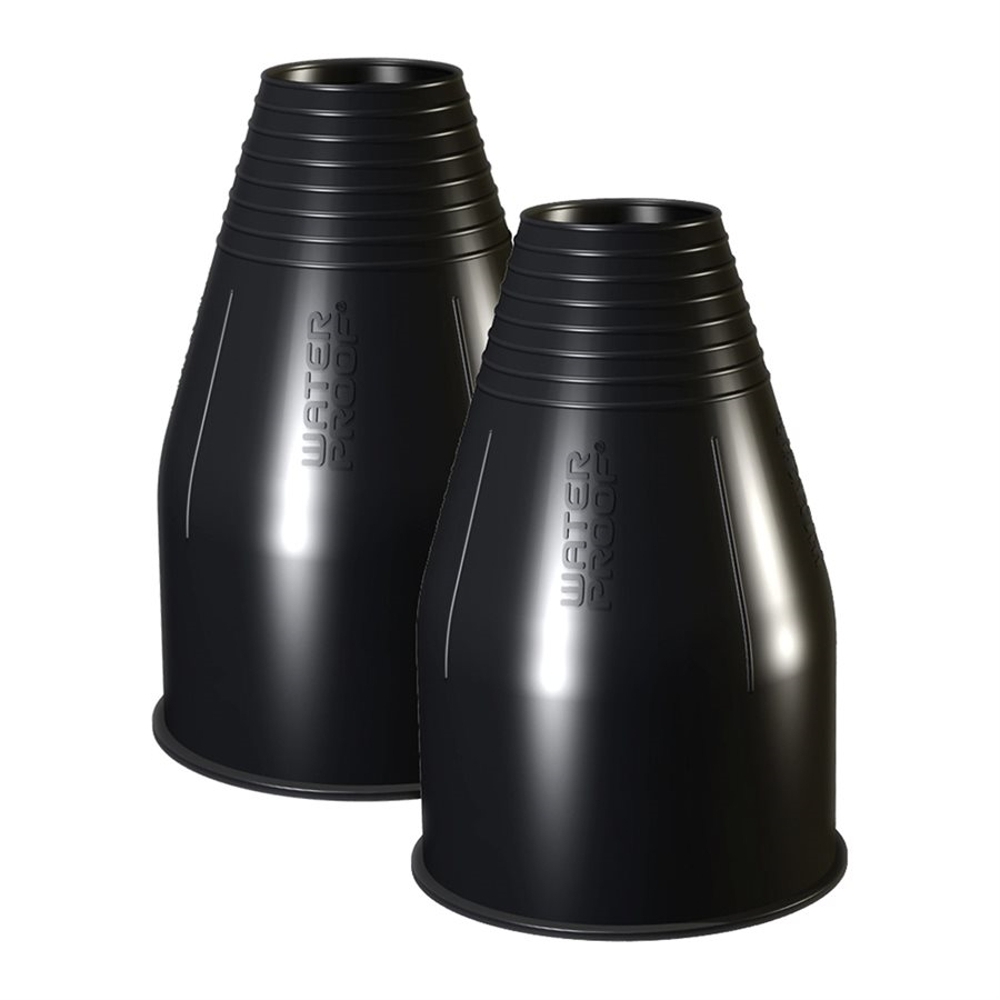 Waterproof Silicone Wetsuit Wrist Seals Black Pair