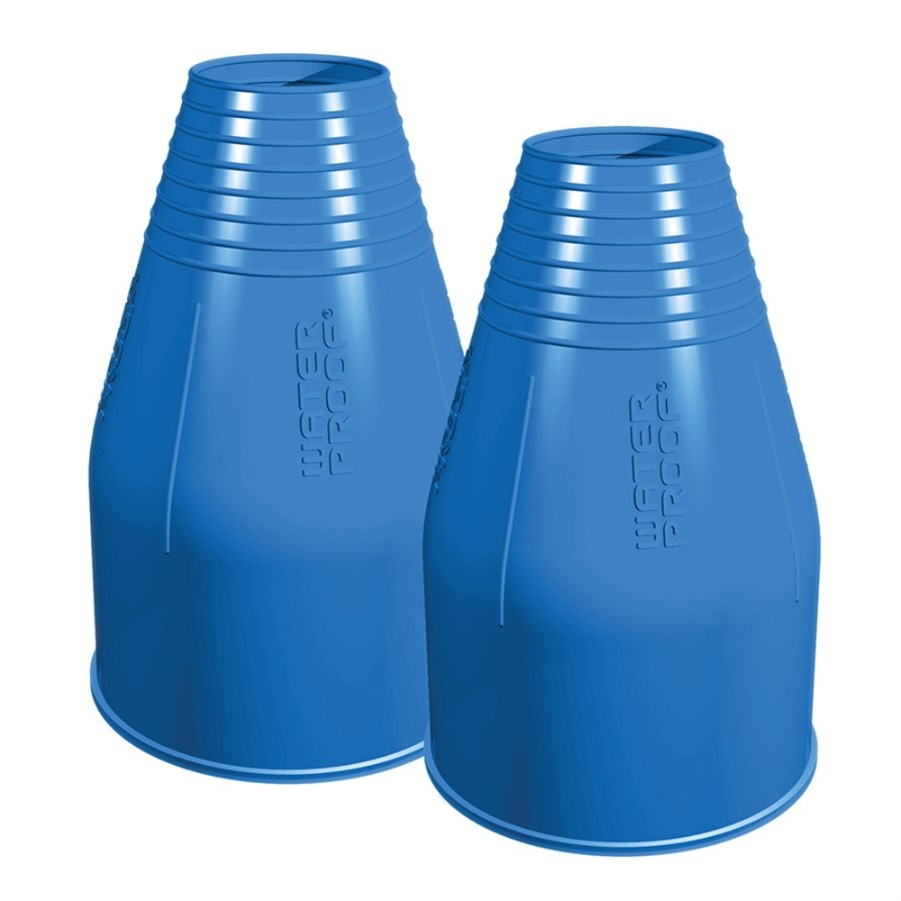 Waterproof Silicone Wetsuit Wrist Seals Blue Pair