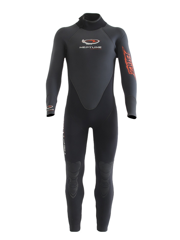 Neptune Blitz Mens Steamer Wetsuit 7x5mm Size 3