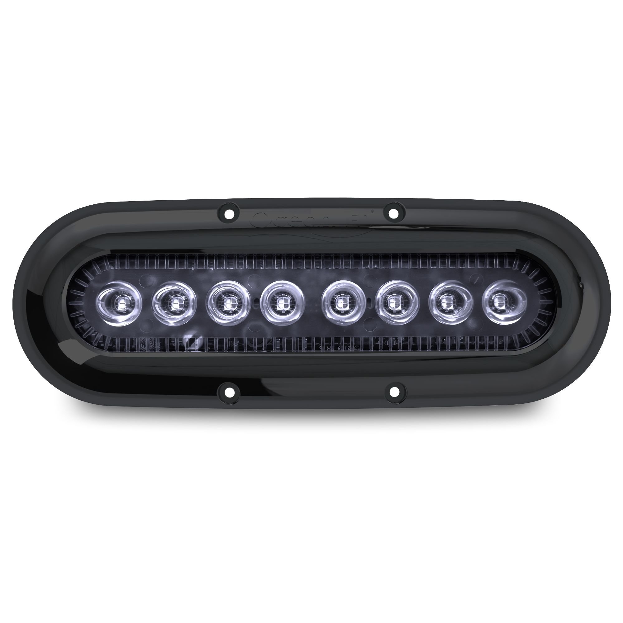 OceanLED X-Series X8 LED Underwater Light Midnight Blue Black Bezel