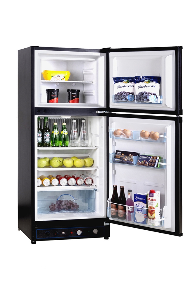 Challenger 2-Way Gas Fridge 185L with Stainless Steel Door