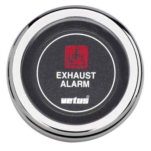 VETUS Exhaust Temperature Alarm Black 12V 52mm