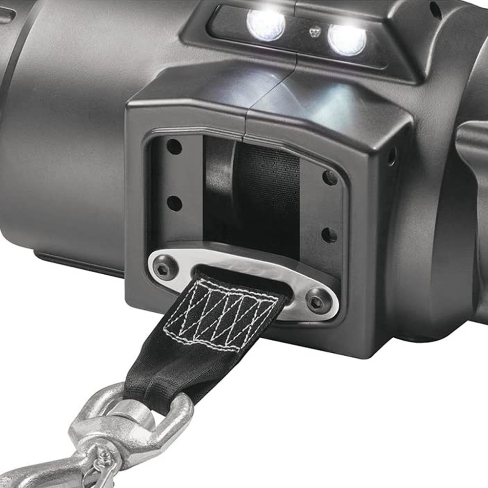 Fulton XLT Electric Trailer Winch 12V 10000lb 15ft Strap - Returned Item - new remote