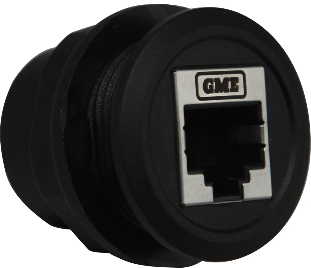 GME XRS-RJ45RND RJ45 Pass-Through Adaptor Universal Round