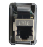 GME XRS-RJ45R9 RJ45 Pass-Through Adaptor Type 9 Red Thumbnail GME XRS-RJ45R9 RJ45 Pass-Through Adaptor Type 9 Red