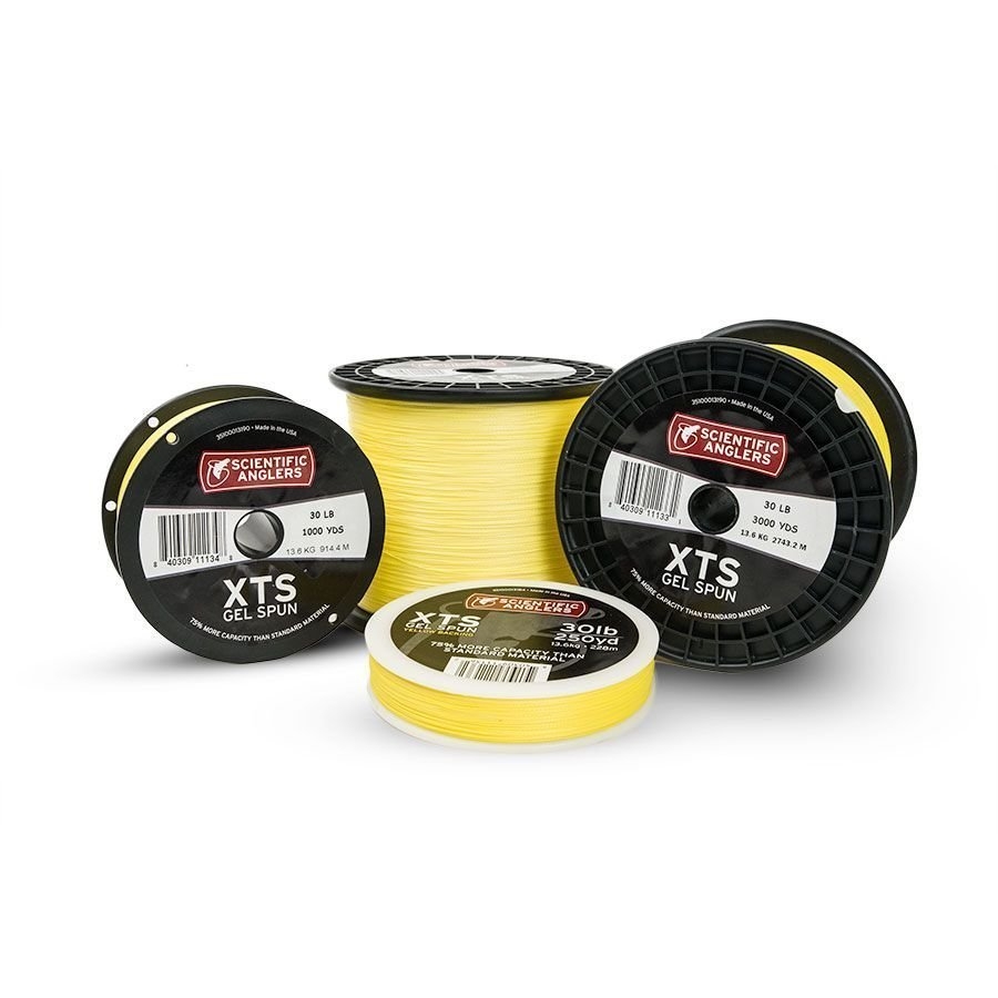 Scientific Anglers XTS Gel Spun Fly Line Backing Yellow 50lb 2500yd Bulk