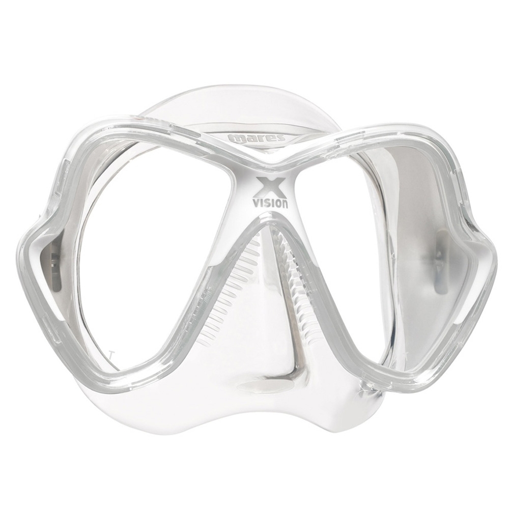 Mares X-Vision Dive Mask White Clear/Clear