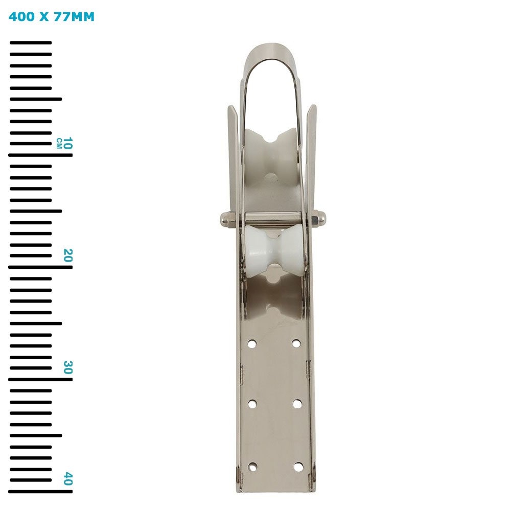 Stainless Steel Heavy-Duty Hinged Bow Roller