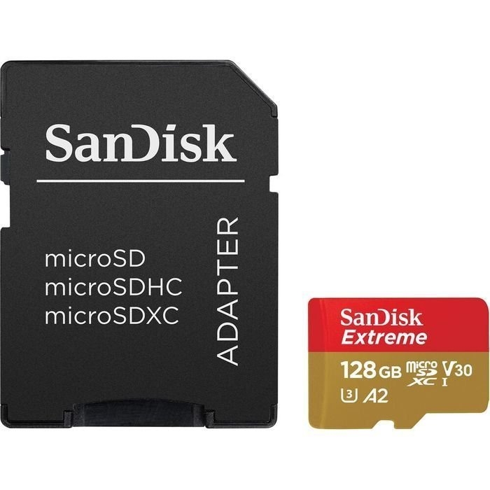 SanDisk Extreme Micro SDXC 190MB/S UHS-I SD Adapter 128GB