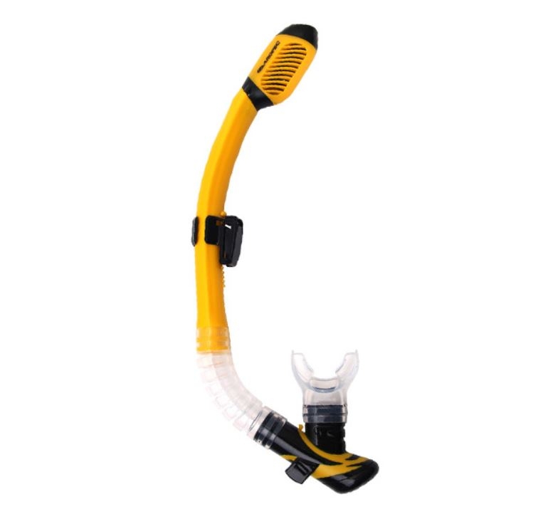 Aropec Dry Snorkel with Alert Whistle Yellow