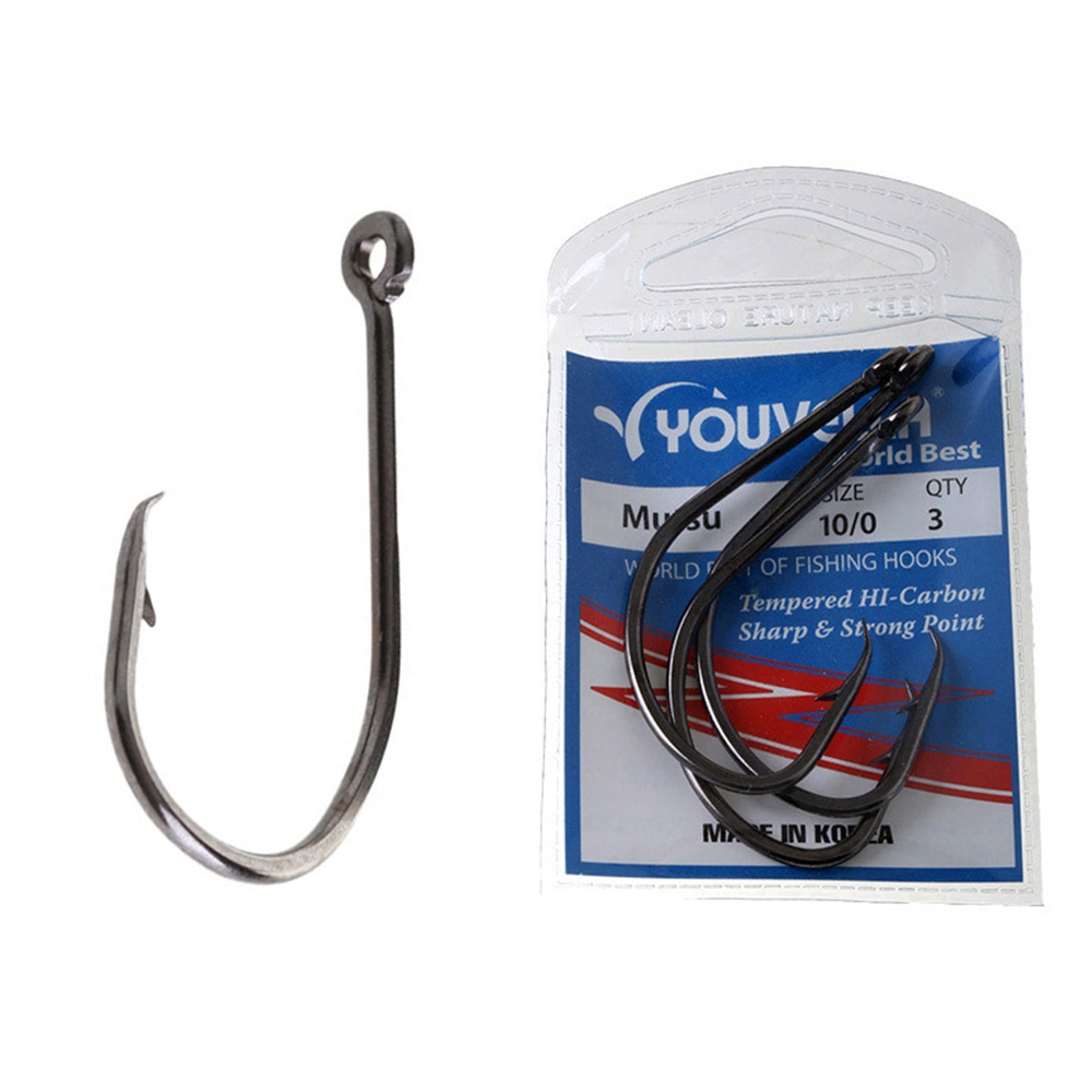Youvella Mutsu Hooks 10/0 Qty 3
