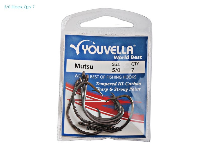 Youvella Mutsu Hooks 5/0 Qty 7