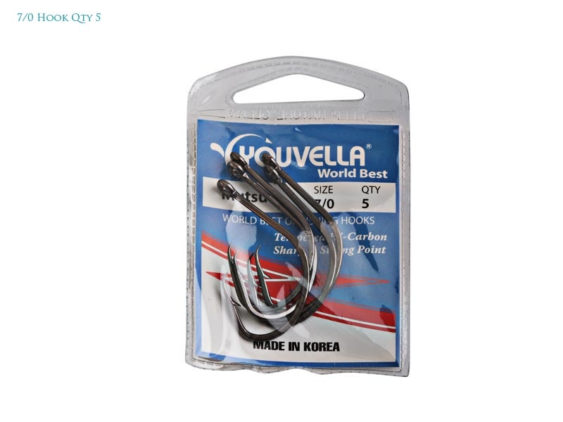 Youvella Mutsu Hooks 7/0 Qty 5
