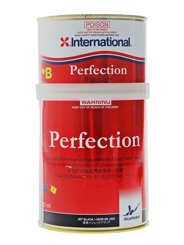International Perfection Gloss Topside Paint 750ml Jet Black