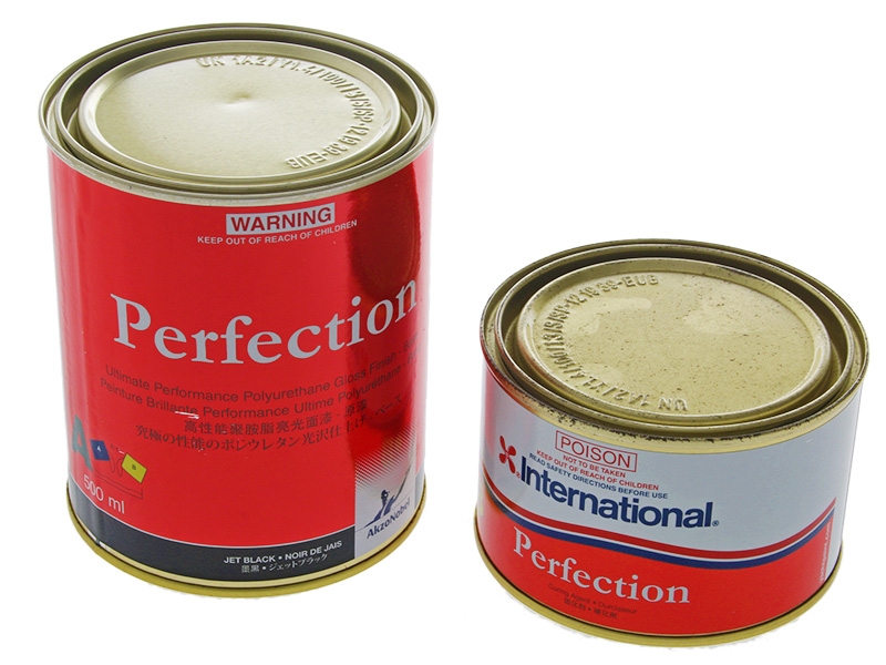 International Perfection Gloss Topside Paint 750ml Jet Black