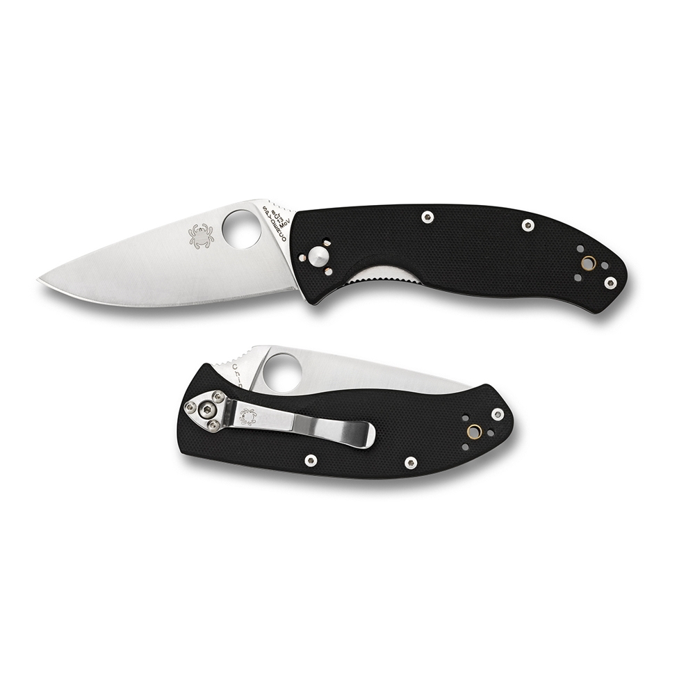 Spyderco Tenacious G-10 Pocket Knife Black 8.6cm