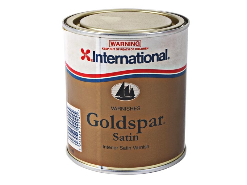 International Goldspar Satin Interior Varnish 500ml Clear