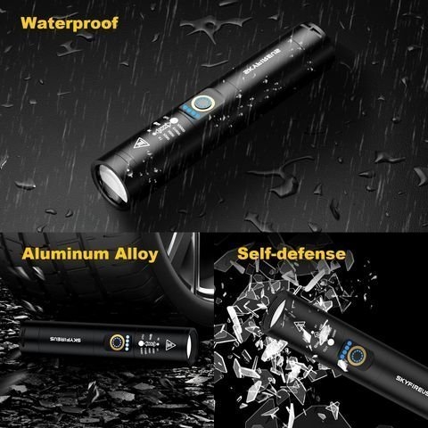 SKYFIRE 1353J Rechargeable LED Torch 763 Lumens