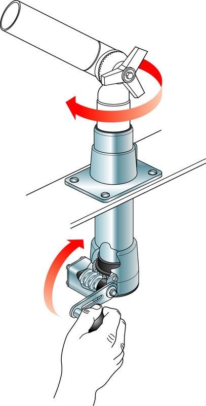 Rupp Z-30 - 30:1 Gear Drive Outrigger Base