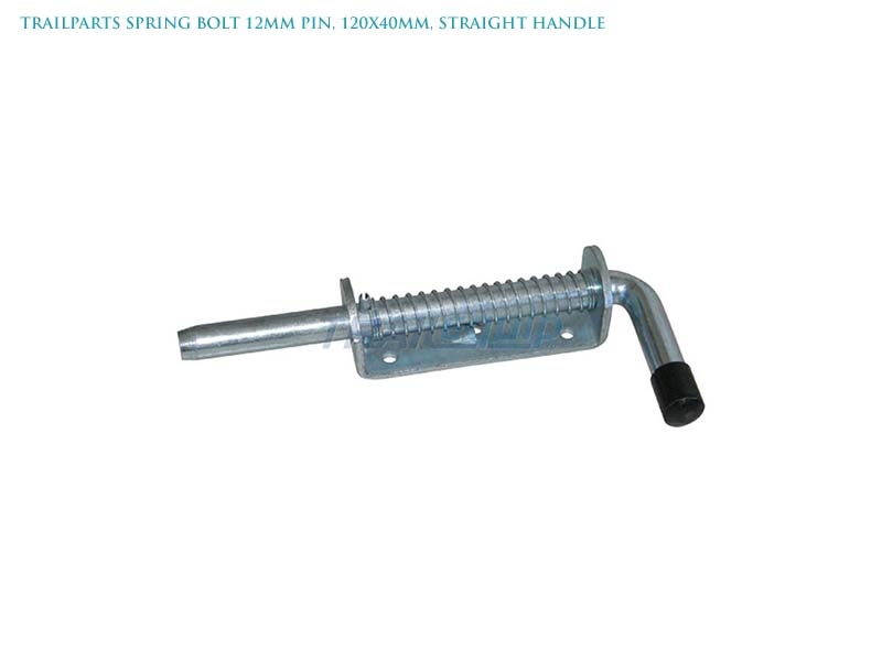 Trailparts Spring Bolt 12mm Pin 120x40mm Straight Handle