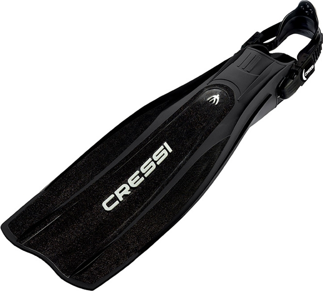 Cressi Pro Light Open Heel Dive Fins Black S/M US8/9