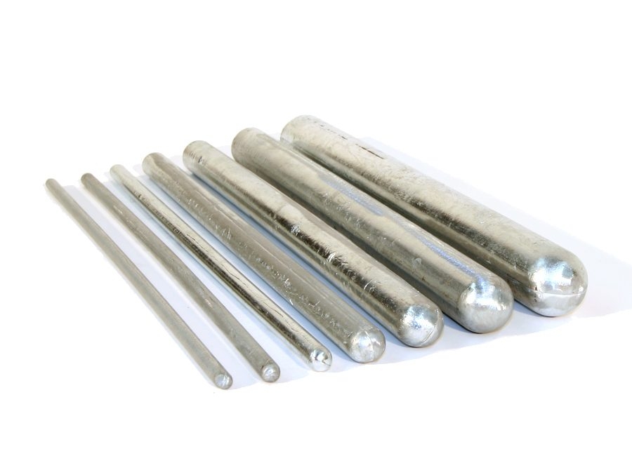 DLM Zinc Anode Shaft for Propeller Shaft Anodes 12mm x 350mm