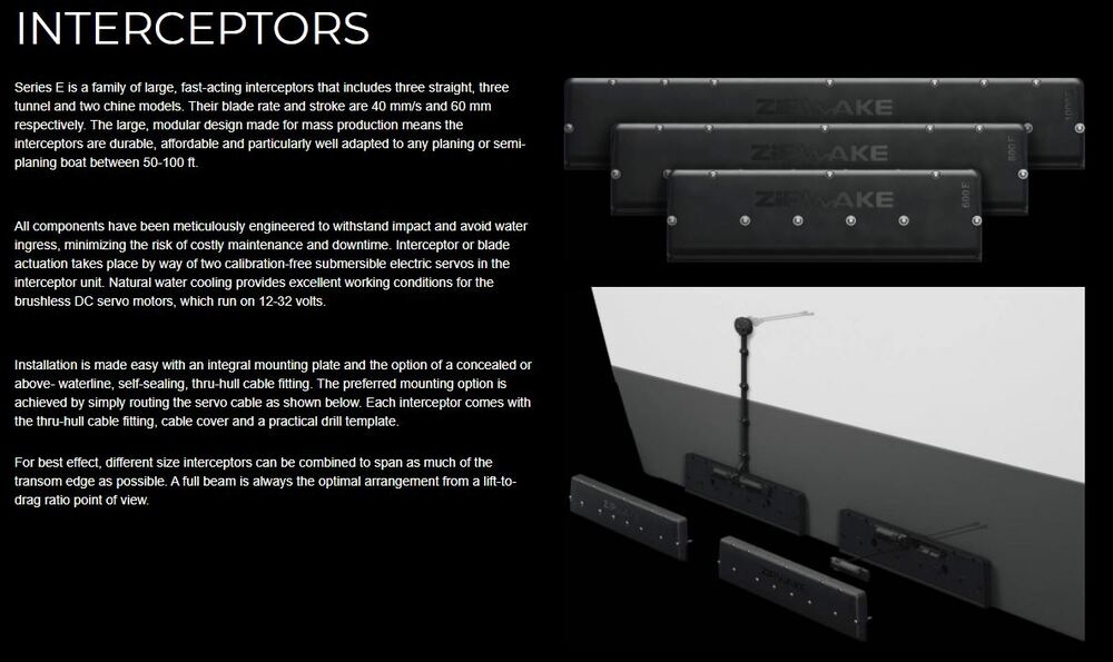 Zipwake Box 600 Series E Chine Dynamic Trim Control System Kit
