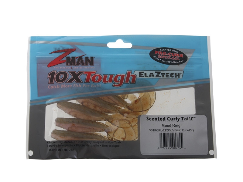 Z-Man StreakZ Curly TailZ Soft Bait 10cm Qty 5 Mood Ring